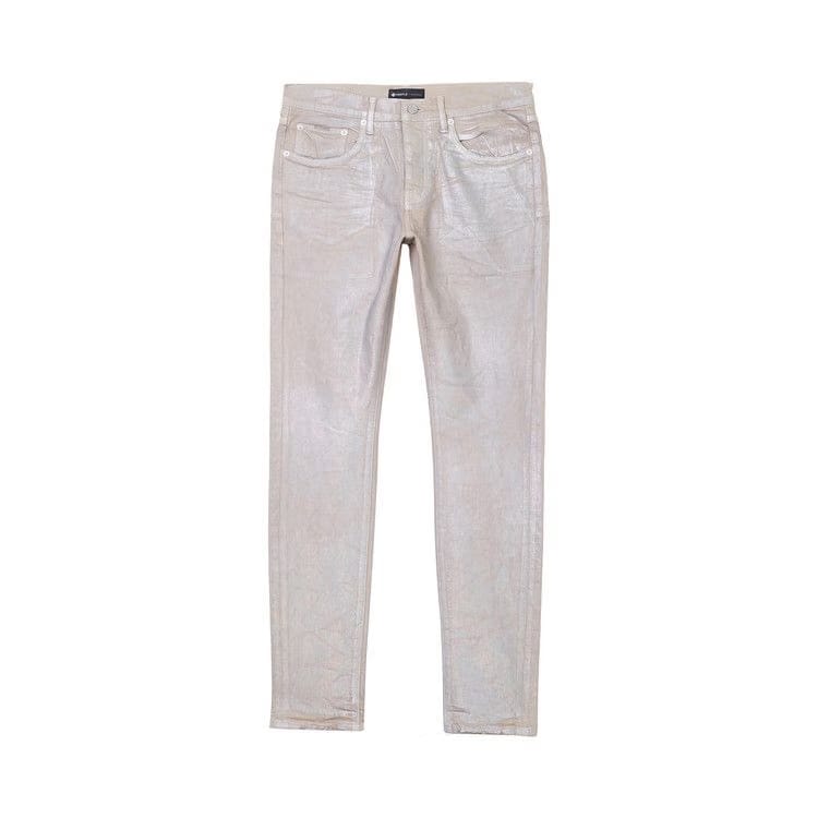 PURPLE BRAND Low Rise Skinny Jean Sand Iridescent Pearl