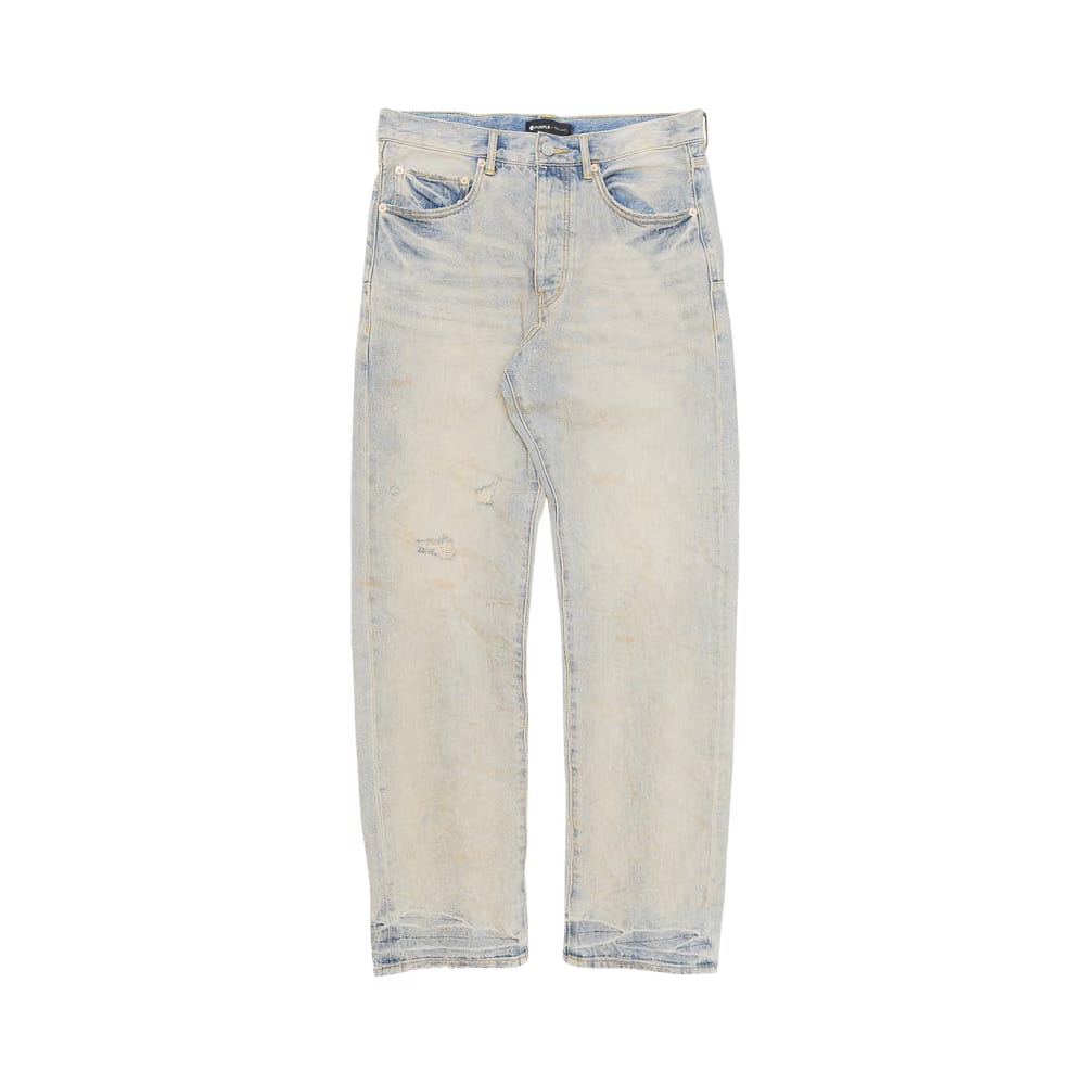 PURPLE BRAND Oil Repair Slim Straight Super Light Indigo