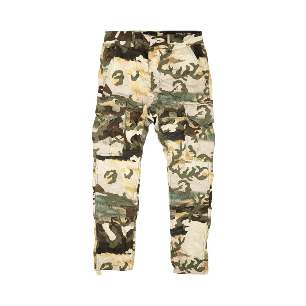 PURPLE BRAND Twill Camo Cargo Pants Multicolor