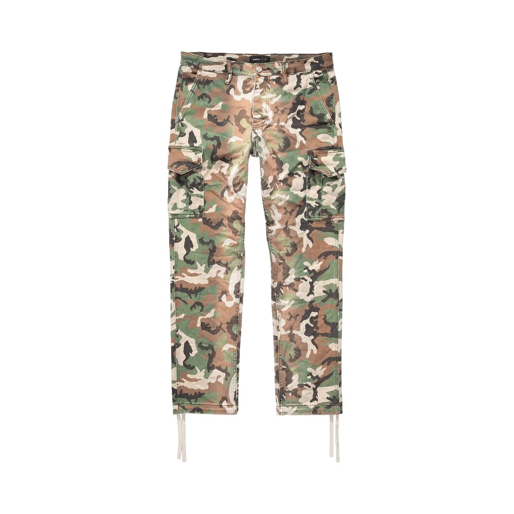 PURPLE BRAND Twill Cargo Pants Multicolor