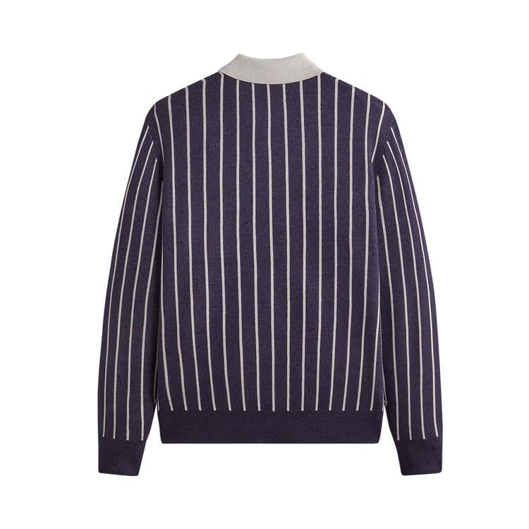 Kith Harmon Rugby Pullover Sweater Nocturnal Heather