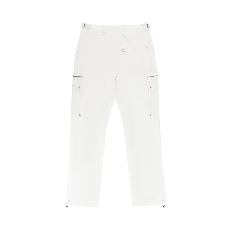 PURPLE BRAND Poly Cargo Pants Off White