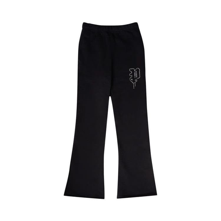 PURPLE BRAND HWT Fleece Flared Pant 'Black'