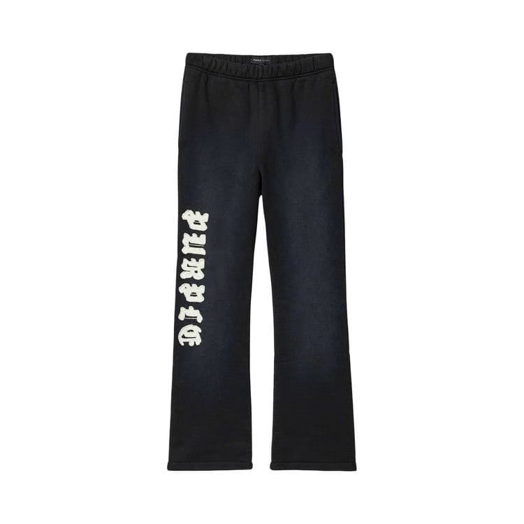 PURPLE BRAND Gothic Appliqué Sweatpants Black