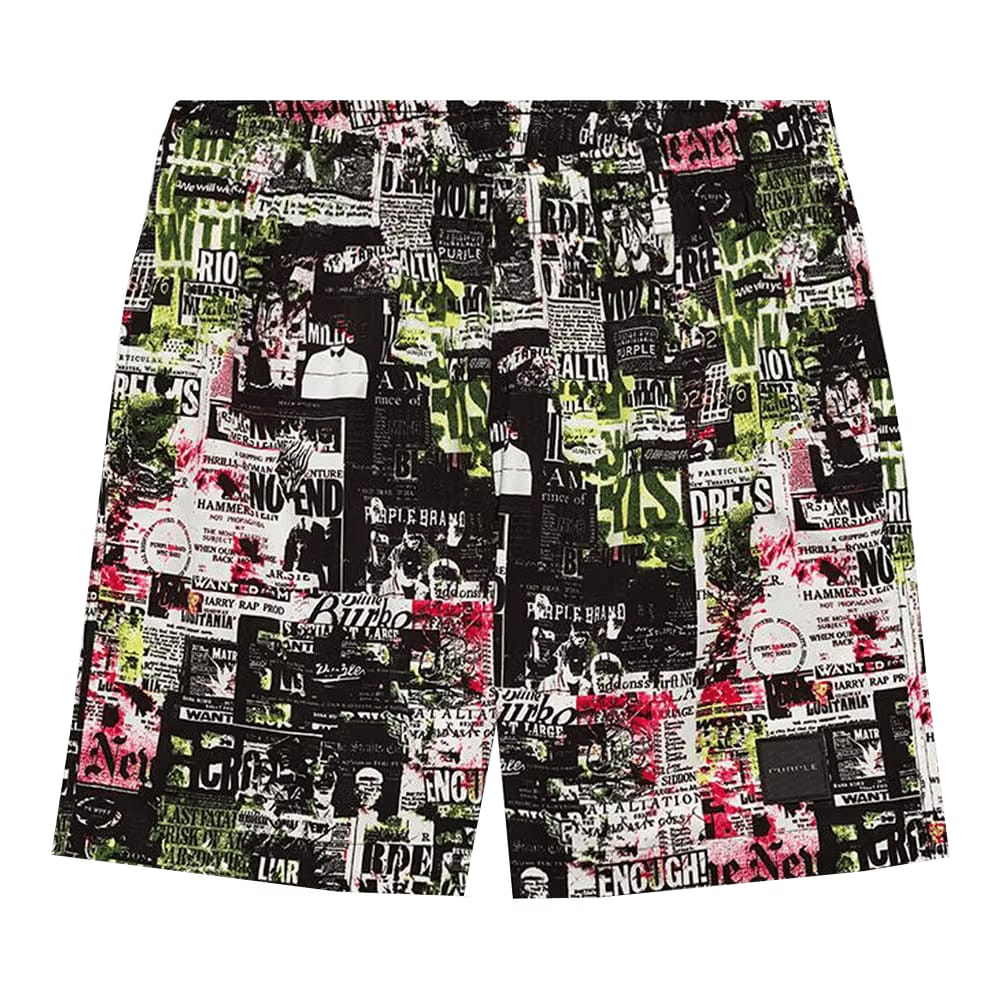PURPLE BRAND All Round Shorts Print