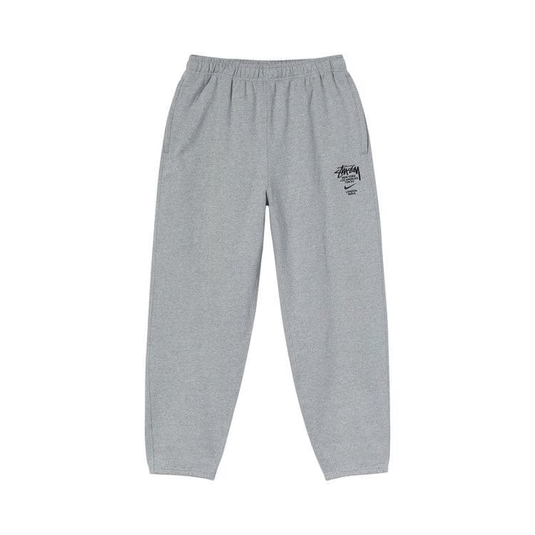 Nike x Stussy NRG ZR Fleece Pant Dark Grey Heather
