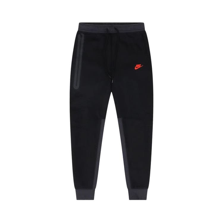 Nike Sportswear Tech Fleece Sweatpants Black/Dark Smoke Grey/Light Crimson