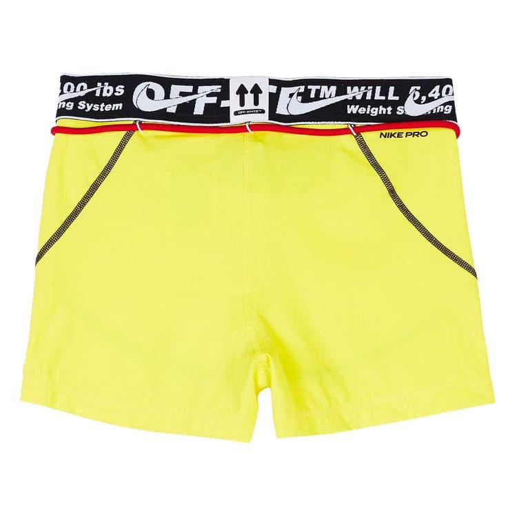 Nike x Off-White NRG RU Pro Shorts Opti Yellow