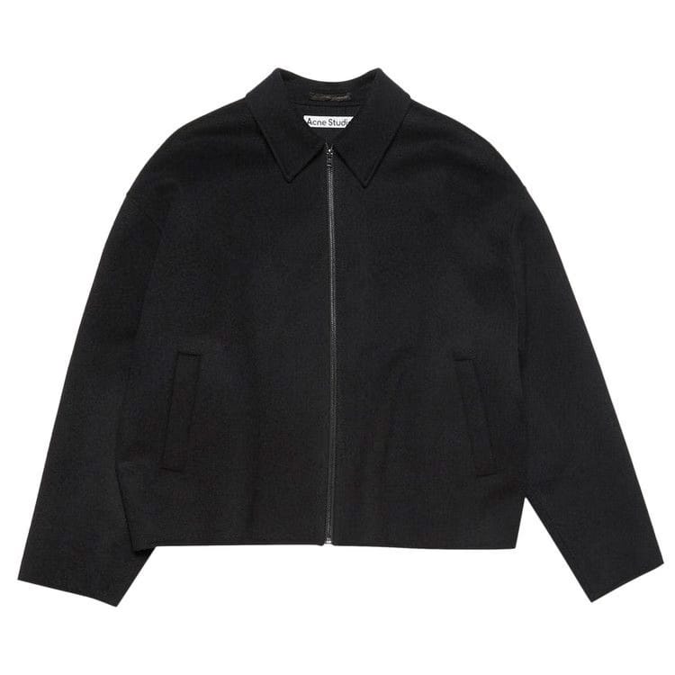 Acne Studios Wool Zipper Jacket Black