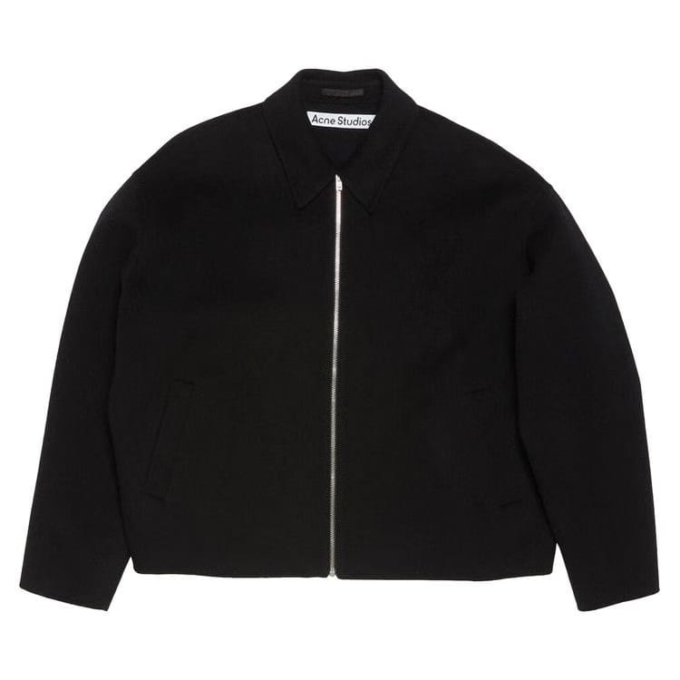 Acne Studios Wool Zipper Jacket Black