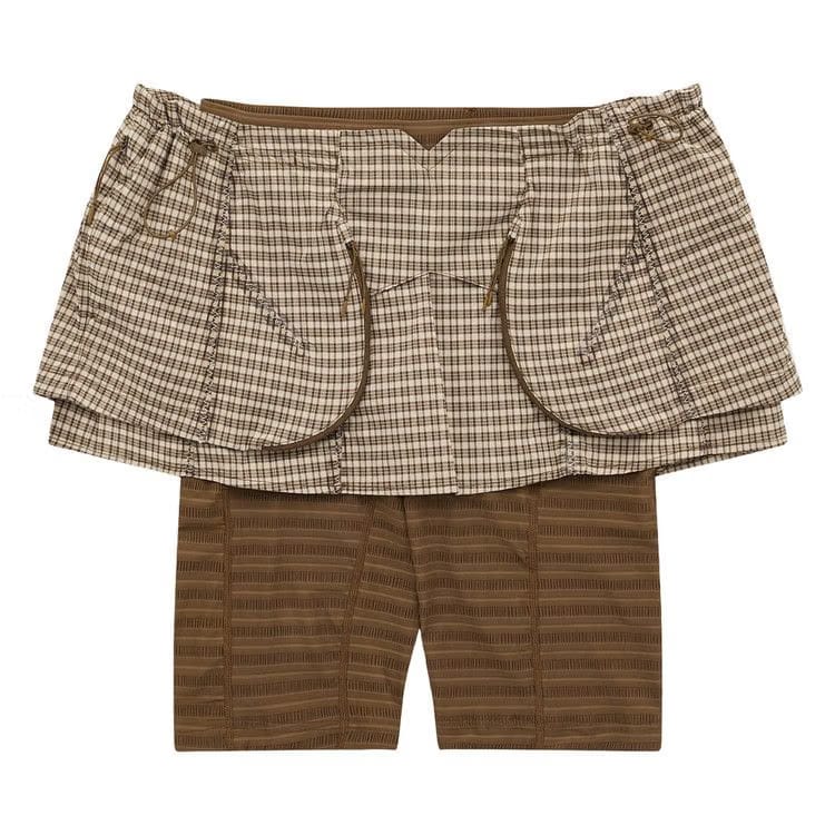 Nike x KNWLS Joan Skirt Yukon Brown/Rattan