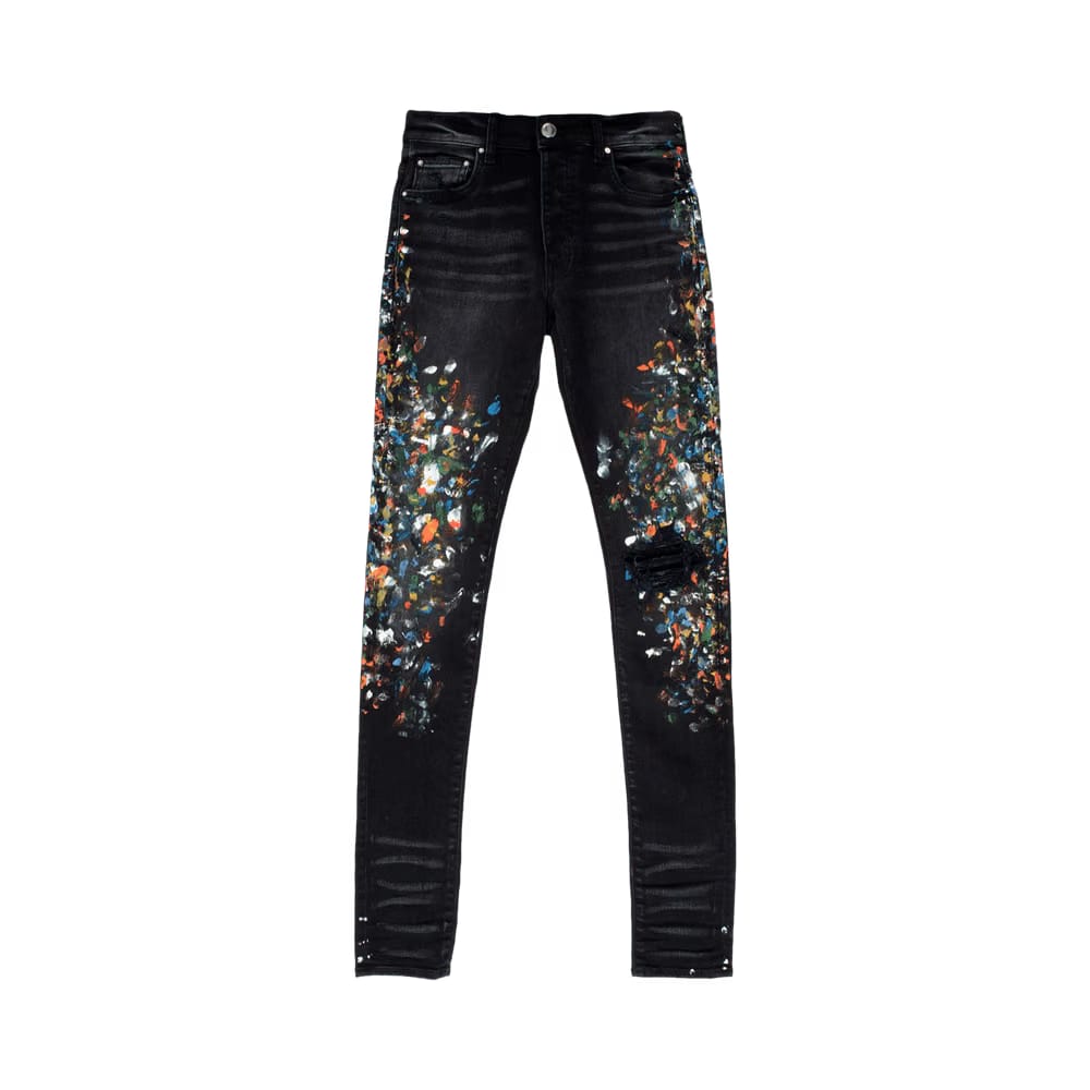 Amiri Skinny Painter Jean Aged Black