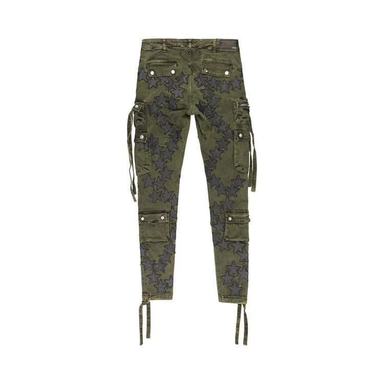 Amiri Chemist Star Tactical Cargo Pants Olive Green