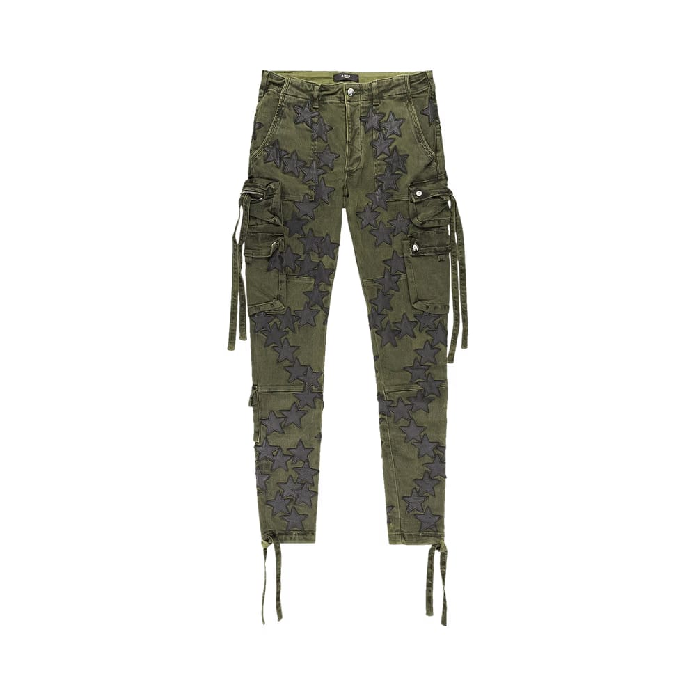 Amiri Chemist Star Tactical Cargo Pants Olive Green