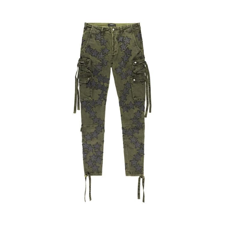Amiri Chemist Star Tactical Cargo Pants Olive Green