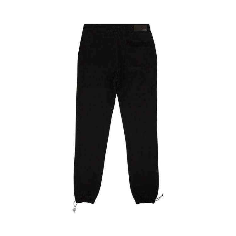 Amiri Flower Sweatpants Black