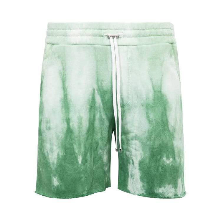 Amiri MA Logo Dip Dye Sweatshort Mineral Green