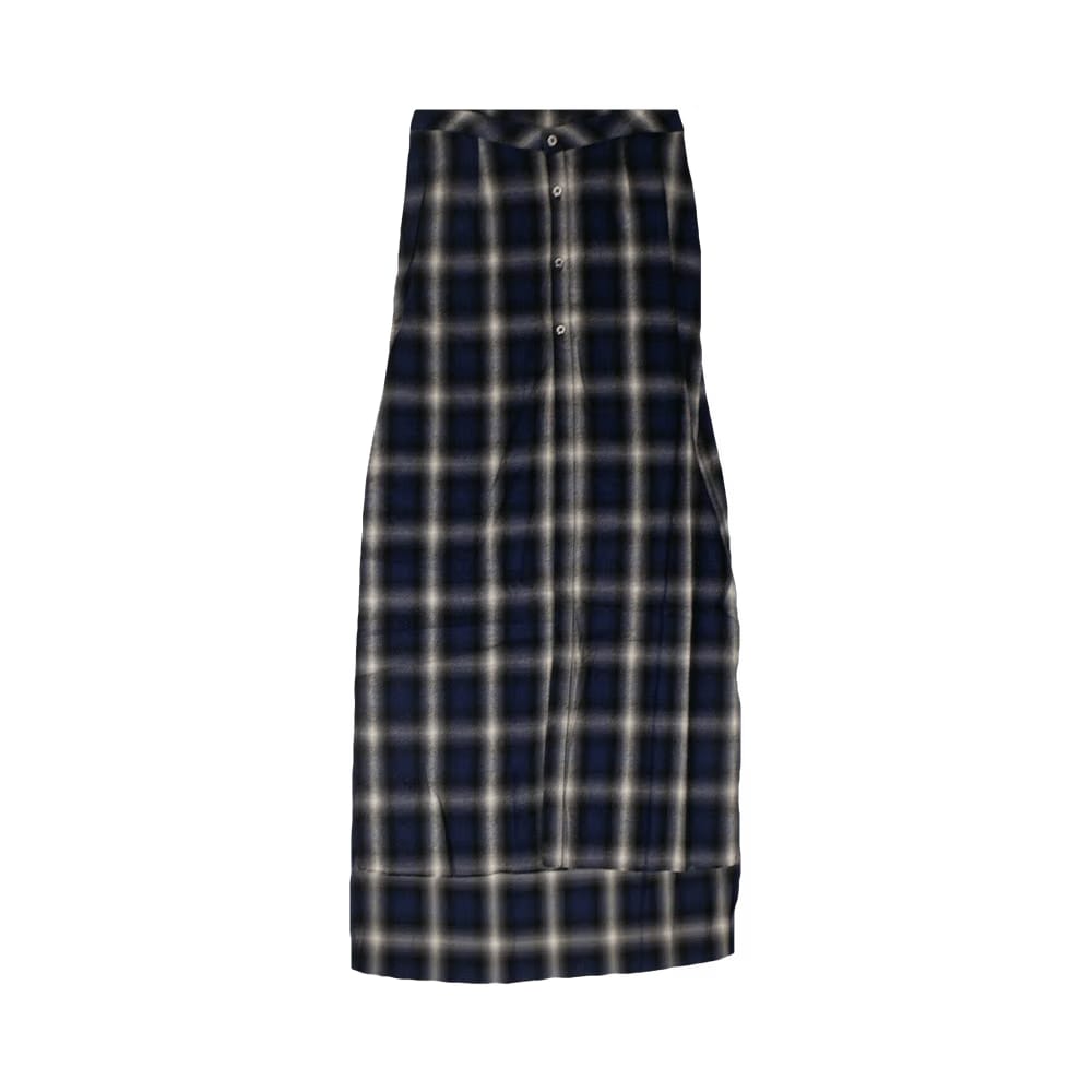 Amiri Flannel Star Skirt Black