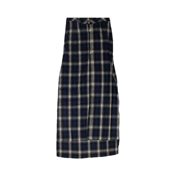 Amiri Flannel Star Skirt Black