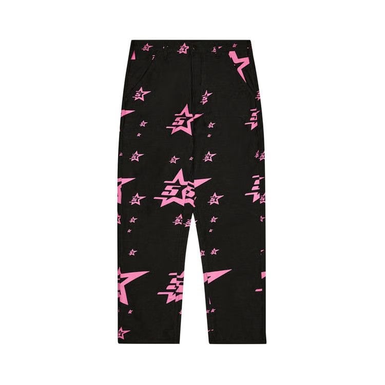 Sp5der 5 Star Work Pant Black/Pink