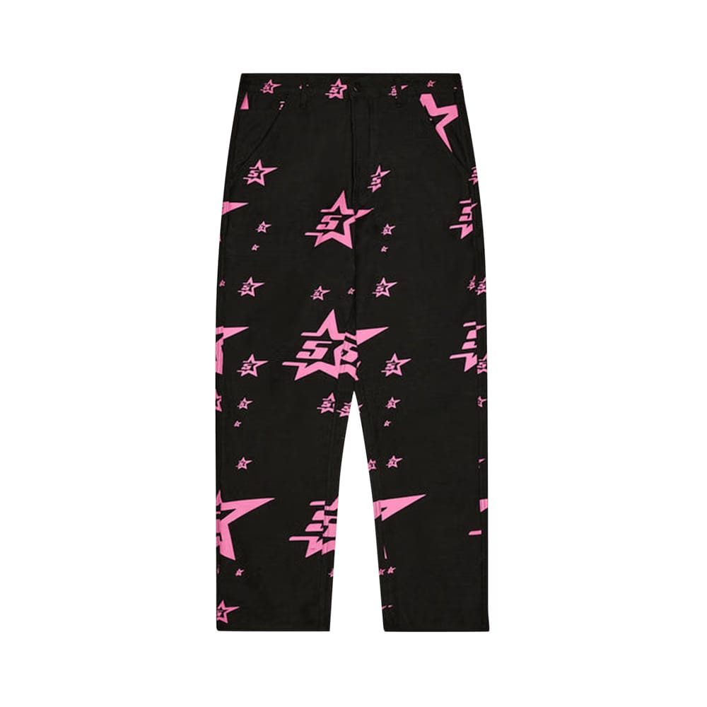 Sp5der 5 Star Work Pant Black/Pink
