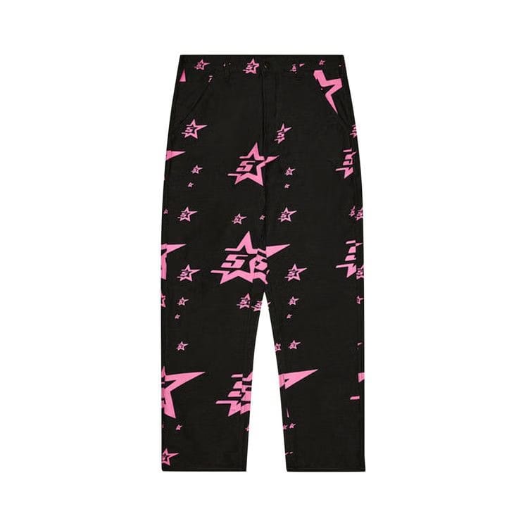 Sp5der 5 Star Work Pant Black/Pink