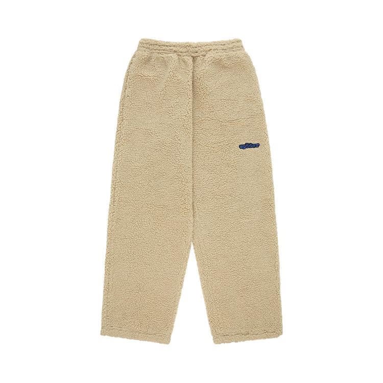 Sp5der Teddy Fleece Pant Tan