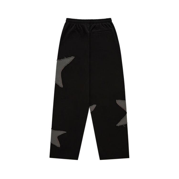 Sp5der Big Star Wide Leg Sweatpant Black