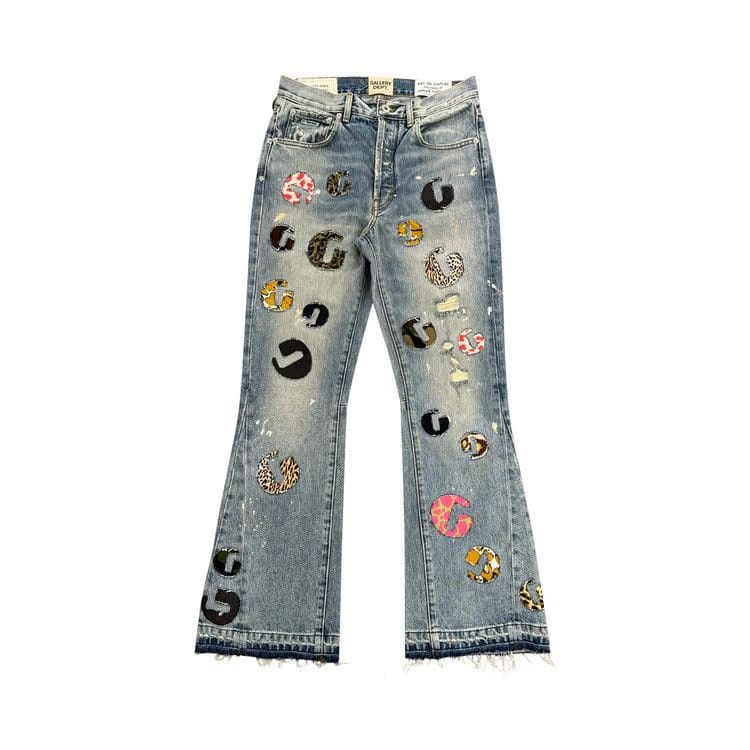 Gallery Dept. G Time La Flare Jeans Medium Wash Indigo