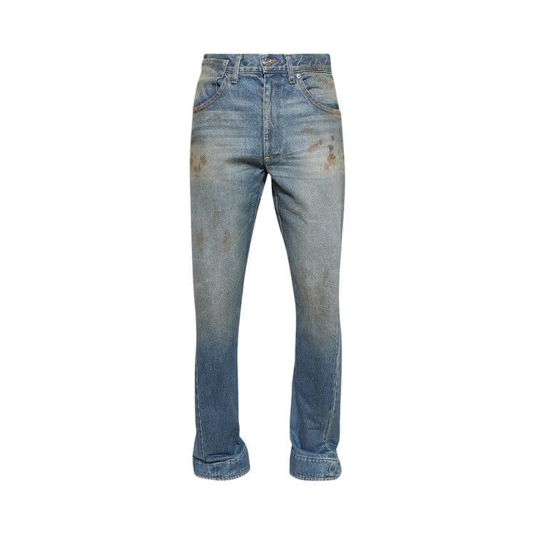 Gallery Dept. Zip Denim Jeans Indigo