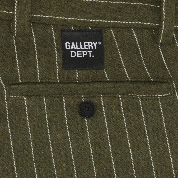 Gallery Dept. Pinstripe Carpenter Pants Olive