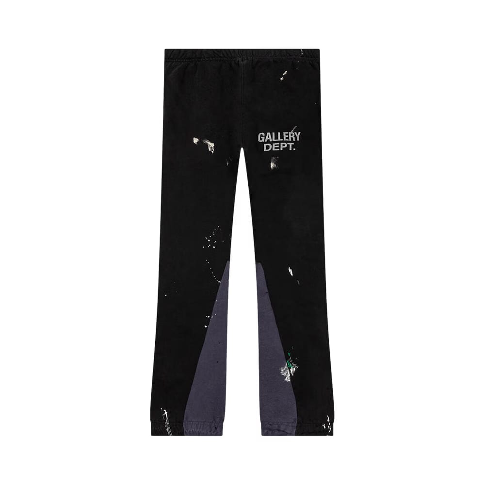 Gallery Dept. Logo Flare Sweatpants Washed Black