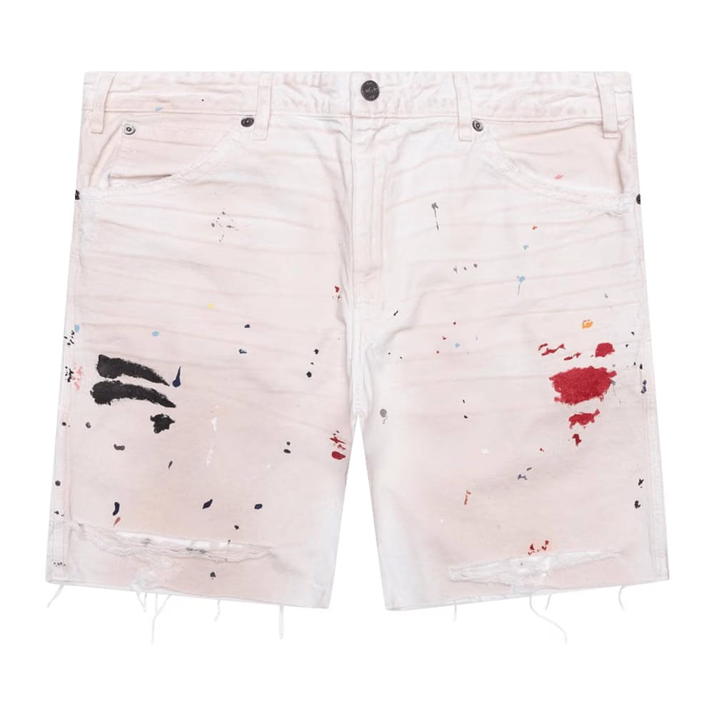 Gallery Dept. Flea Carpenter Shorts White Paint