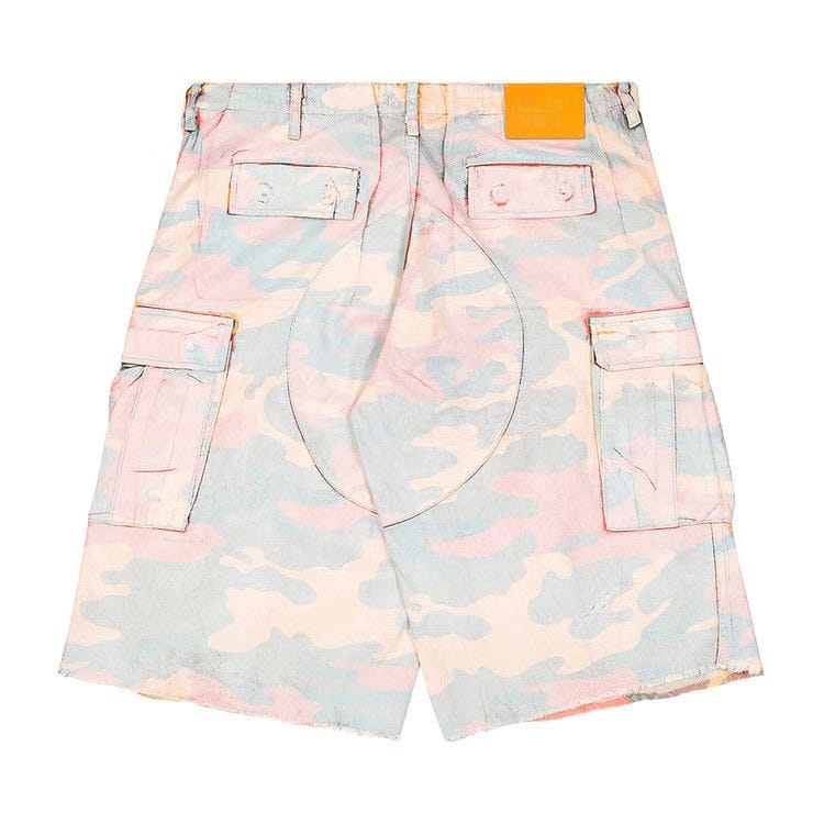 Gallery Dept. Camo Cut Off Shorts Orange
