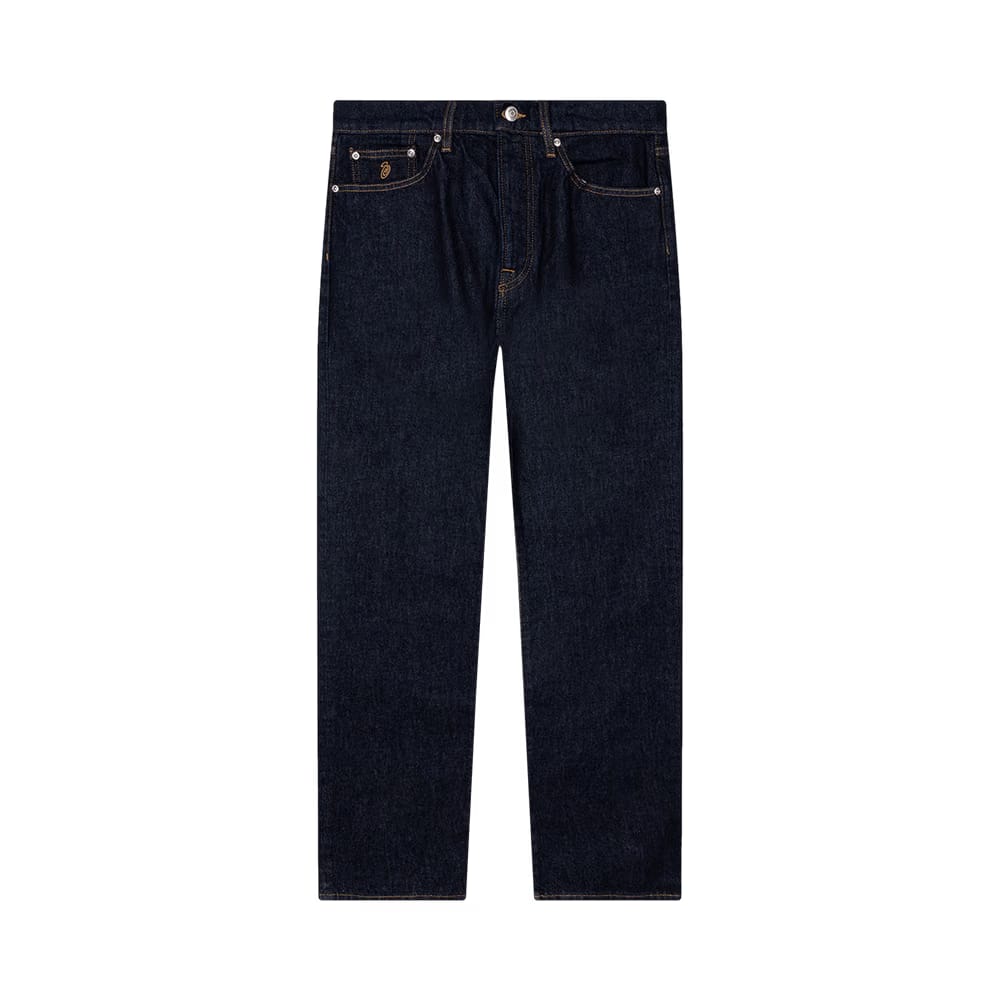 Stussy New Classic Denim Jean Rinsed Indigo