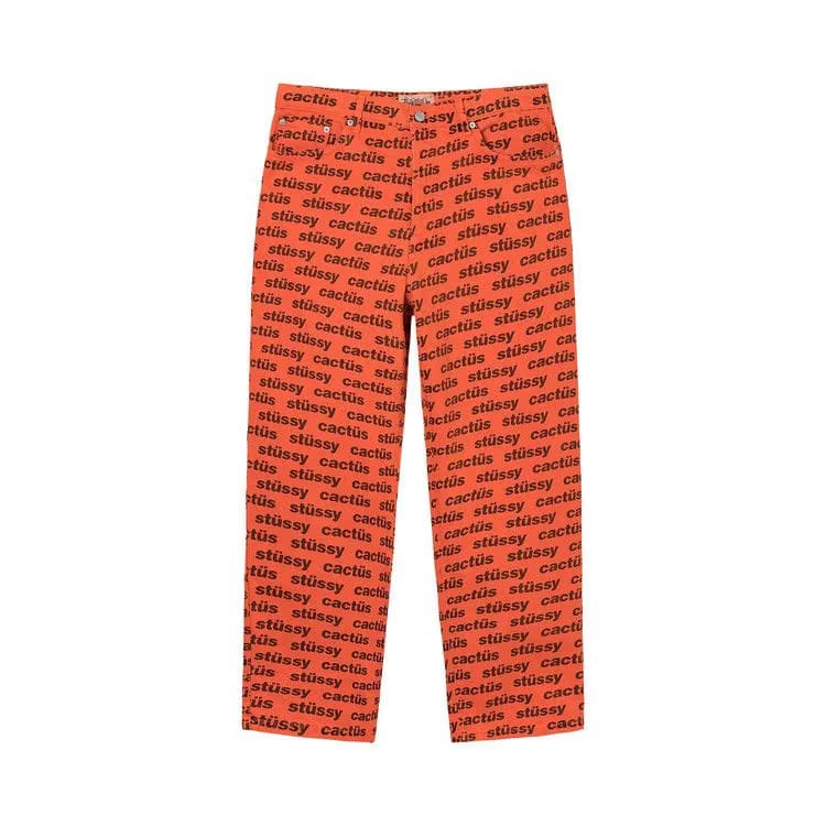 Stussy x Cactus Plant Flea Market Big Ol' Jean Orange