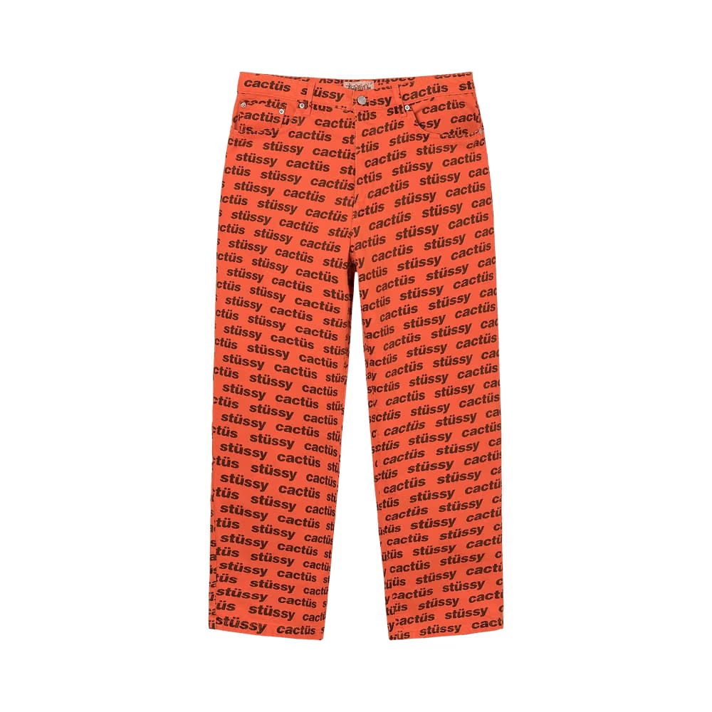 Stussy x Cactus Plant Flea Market Big Ol' Jean Orange