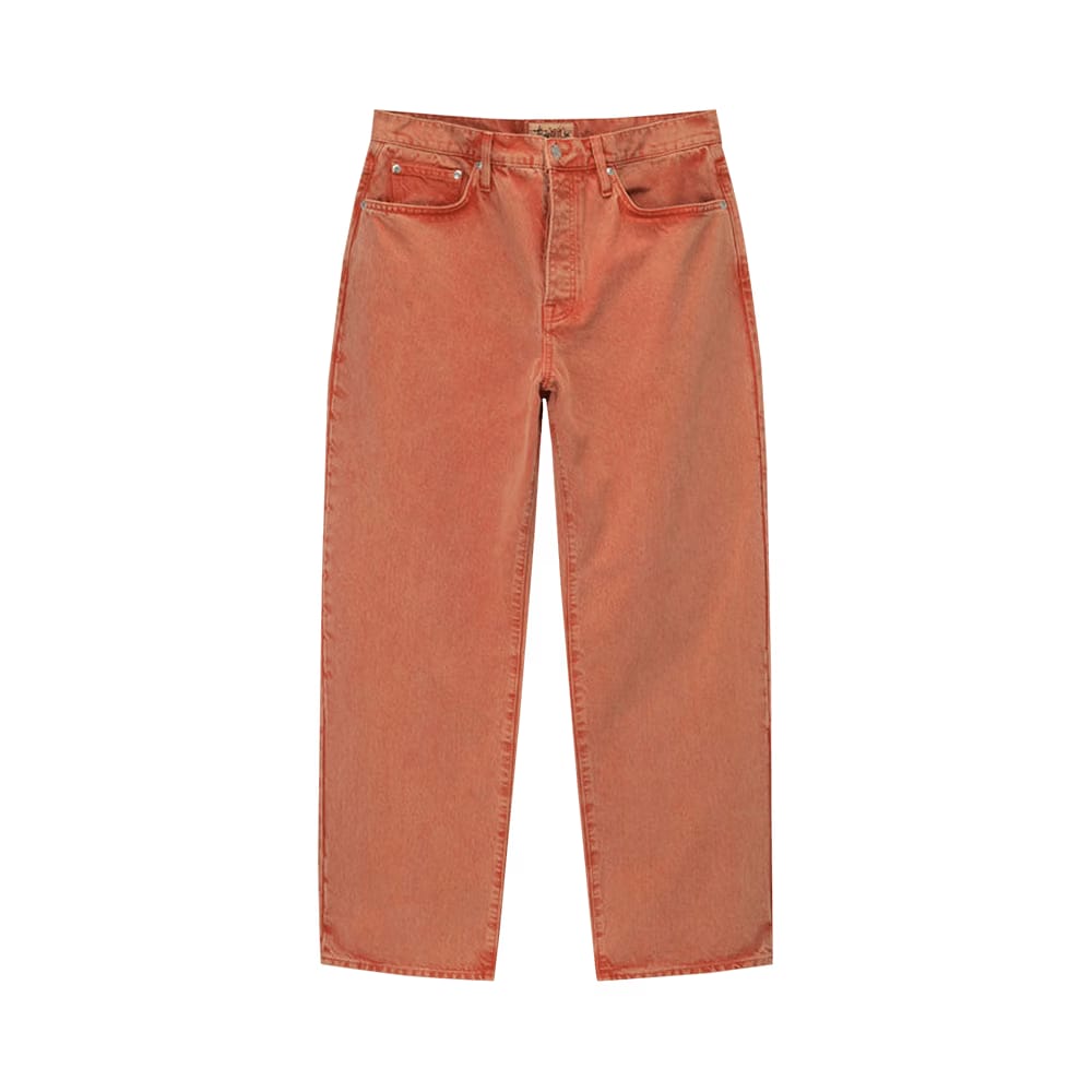 Stussy Double Dye Big 'Ol Jeans Faded Red