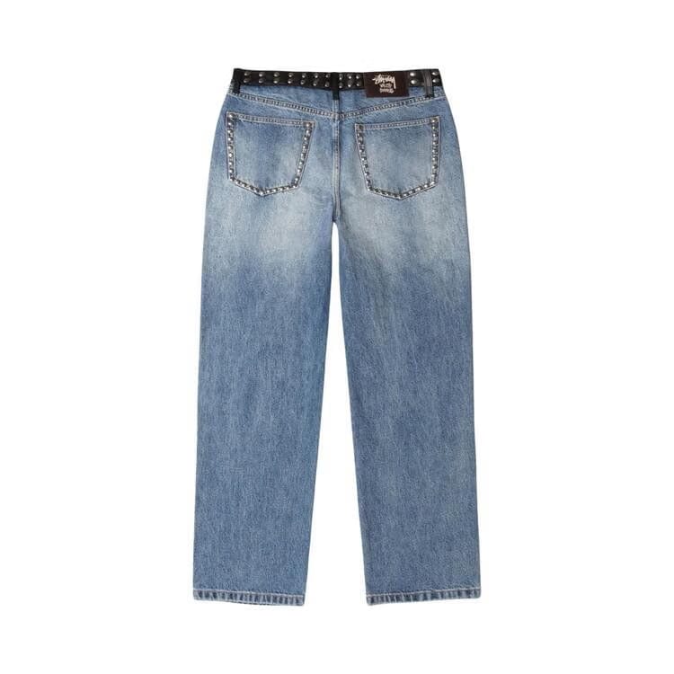 Stussy x Wales Bonner Studded Jean Washed Blue