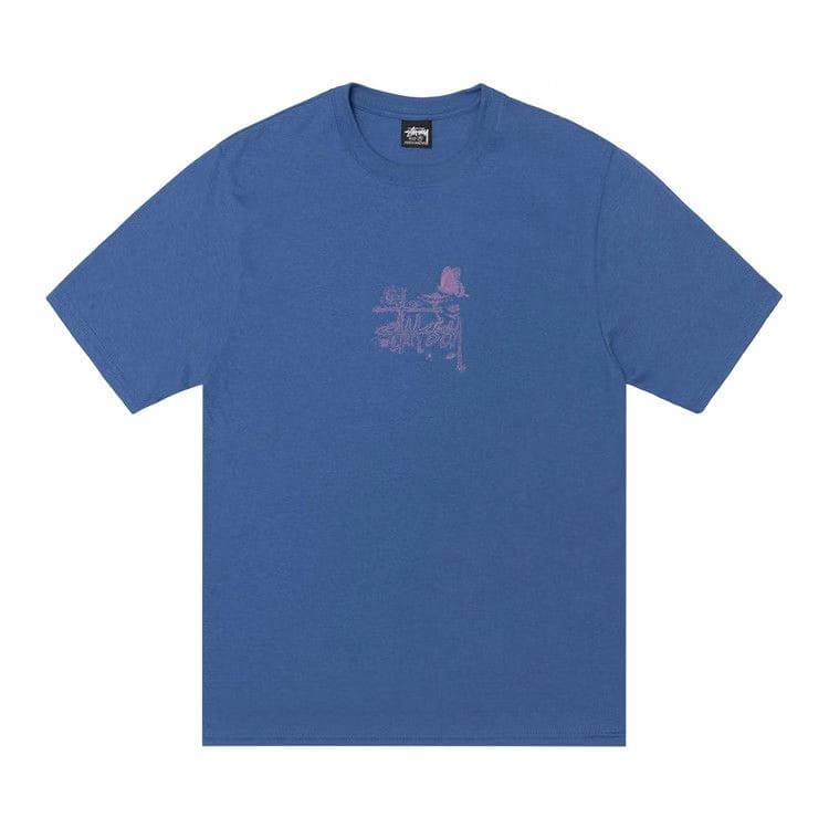 Stussy In Bloom T-Shirt Blue