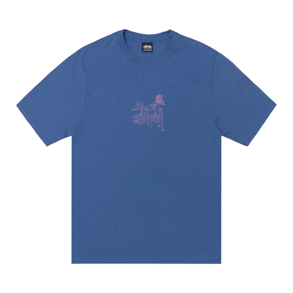 Stussy In Bloom T-Shirt Blue