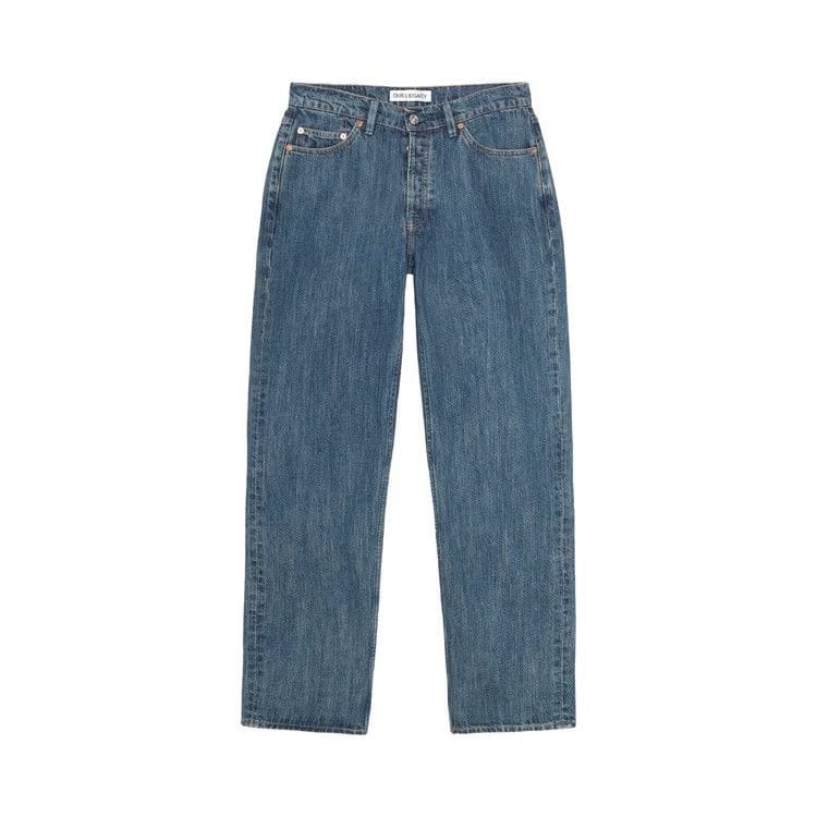 Stussy x Our Legacy Work Shop Work Cut Jean Blue Nep Wash