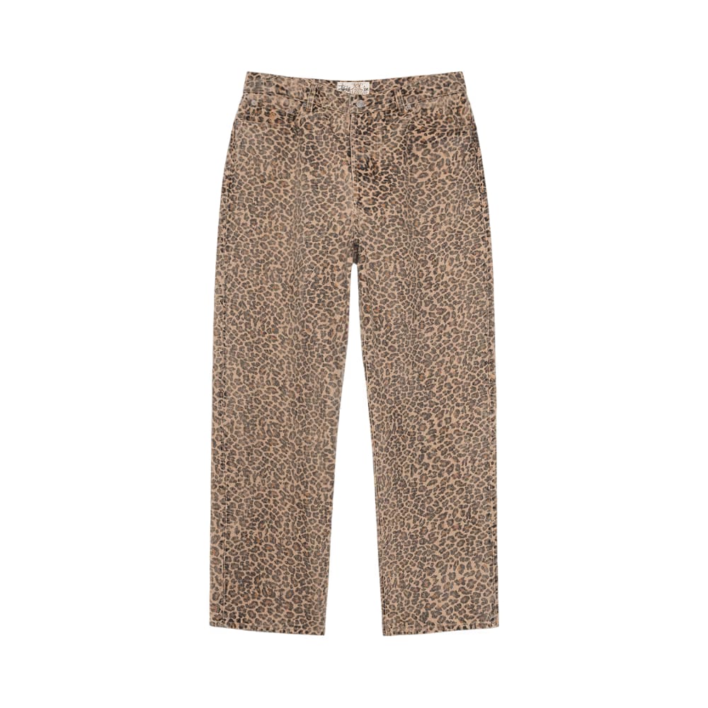 Stussy New Classic Jean Denim Leopard