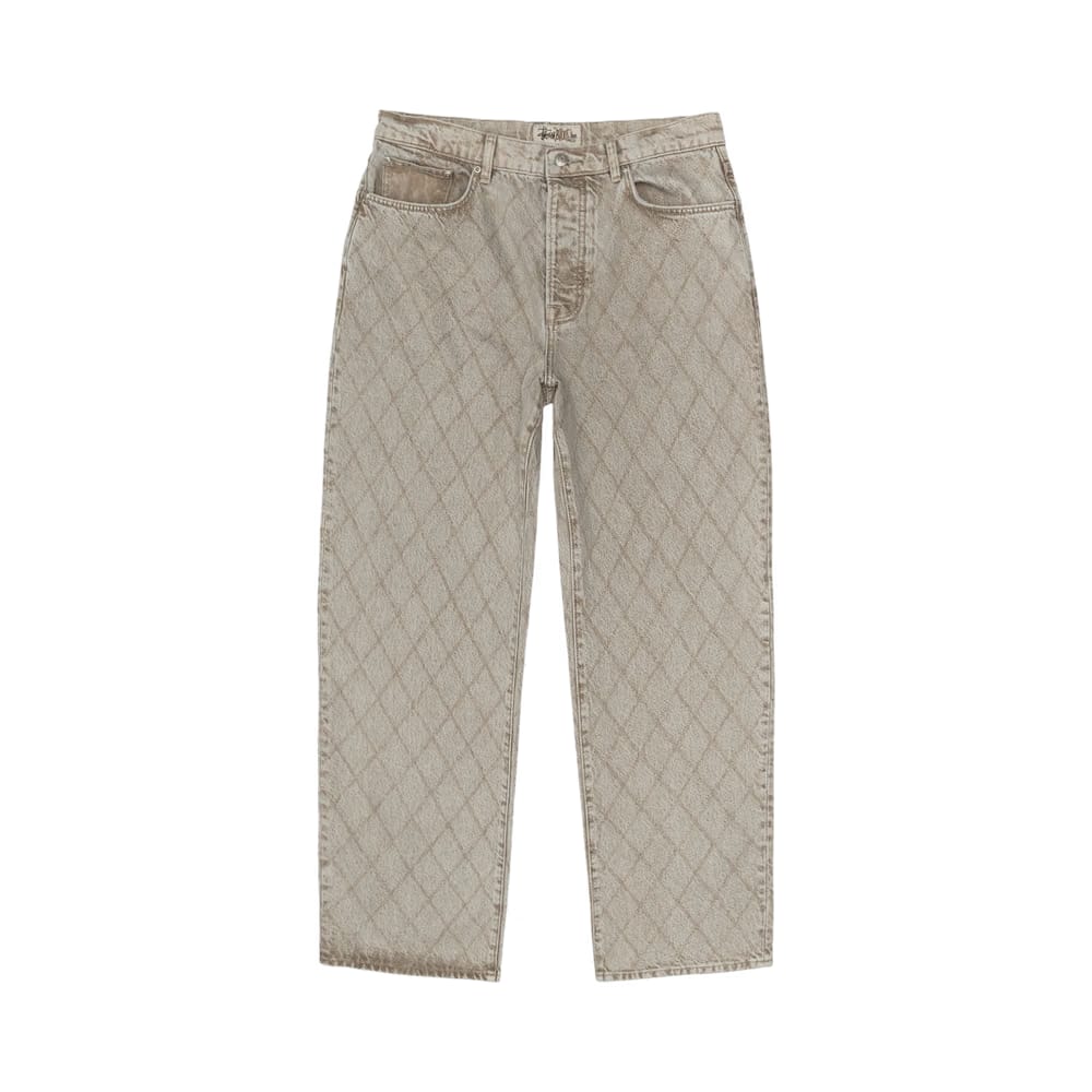 Stussy Big Ol' Jean Quilted Denim Vintage Washed