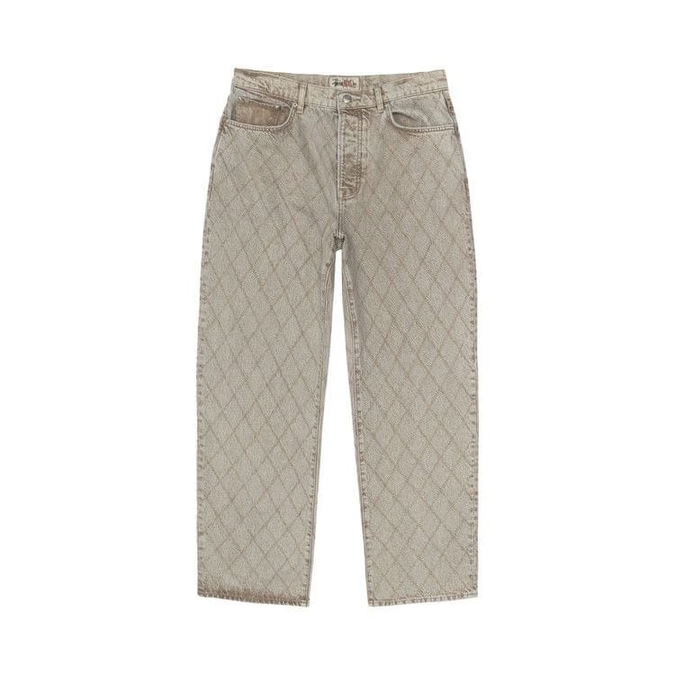 Stussy Big Ol' Jean Quilted Denim Vintage Washed