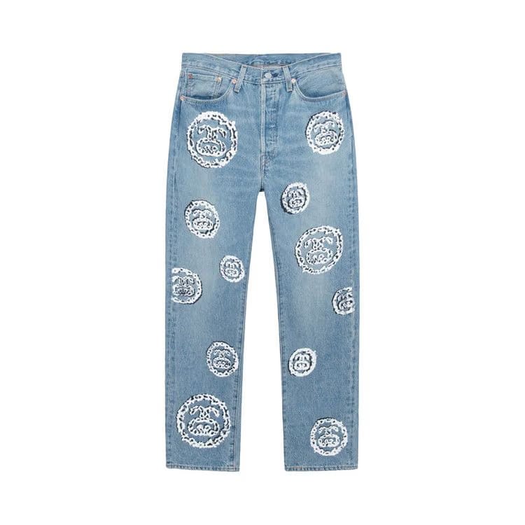Stussy x Denim Tears 501 Jean Light Indigo
