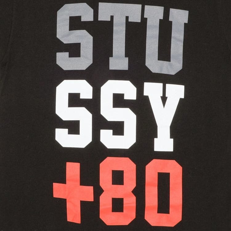 Stussy +80 T-Shirt Black
