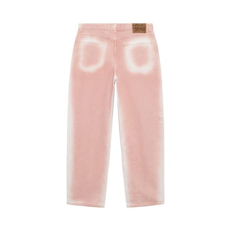 Stussy Spray Dye Big Ol' Jeans Faded Pink