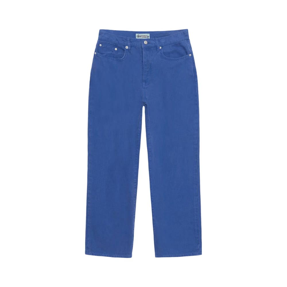 Stussy Washed Canvas Classic Jean Baja Blue