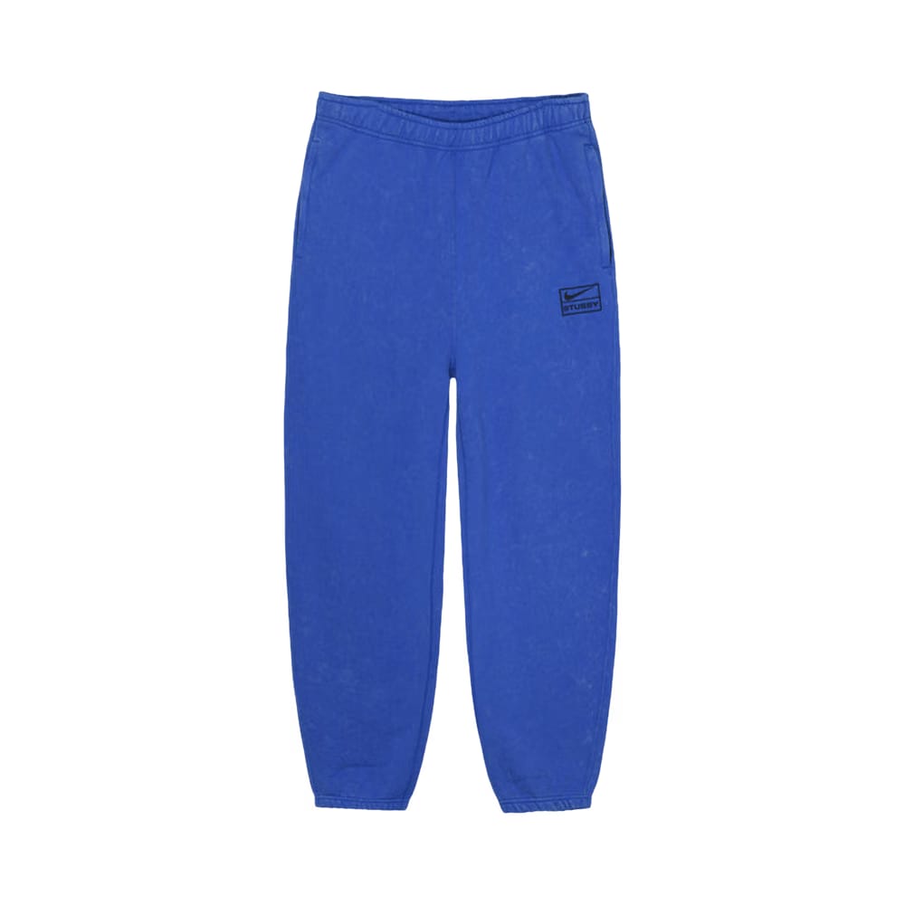 Stussy x Nike Acid Wash Fleece Pant Blue